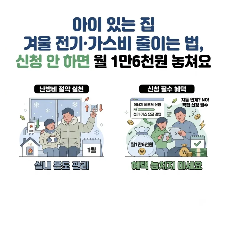 겨울 난방비 줄이는 방법