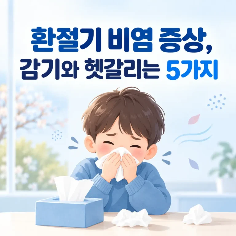 비염과 감기 헷갈리는 증상